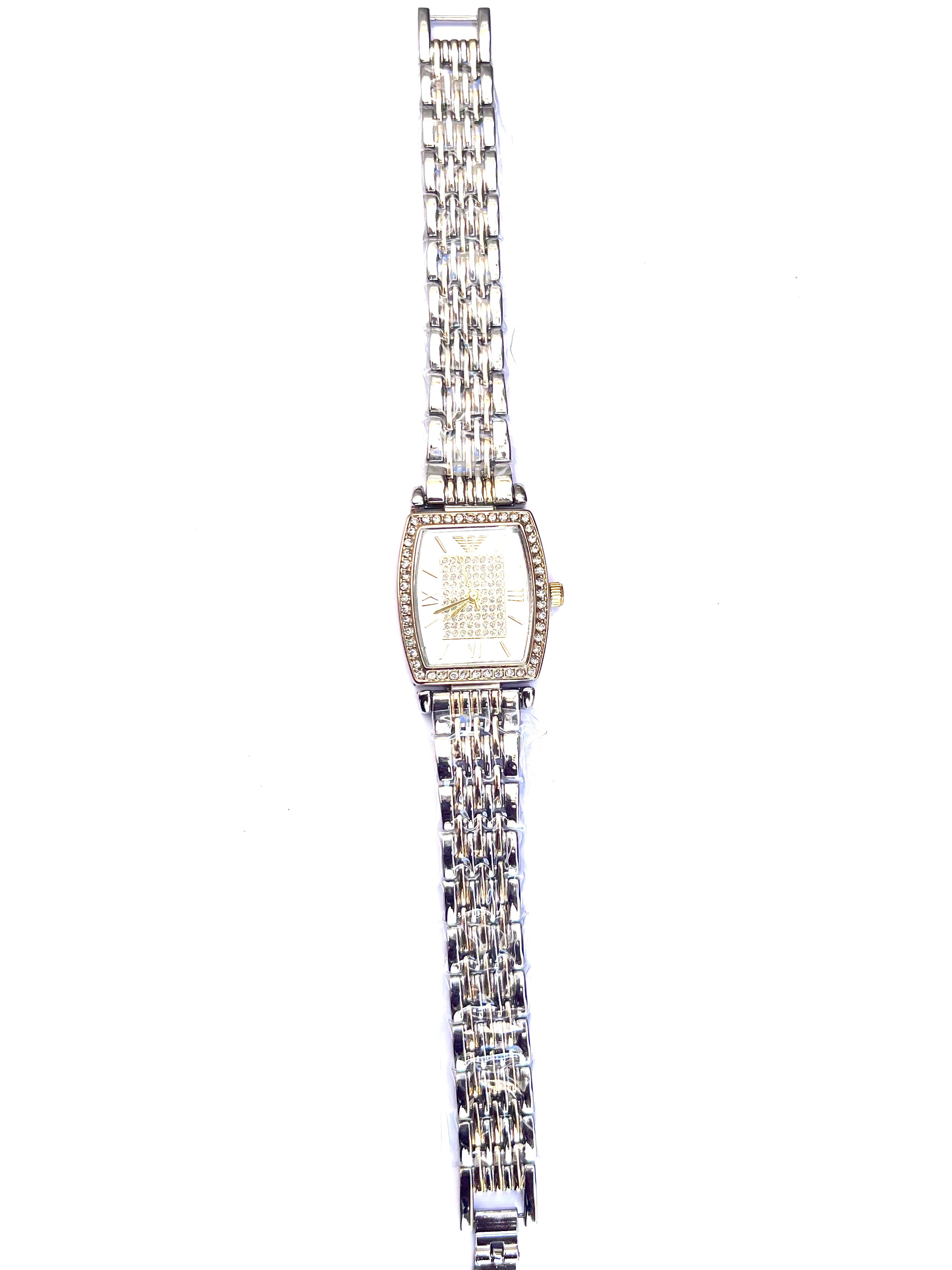 Elegant Silver Crystal Watch for Women